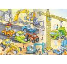 Ravensburger Wimmeln, Rätseln, Stickern: Fahrzeuge - Stickerbuch ab 4 Jahren, 13 Wimmelbilder, über 300 Sticker, Fahrz
