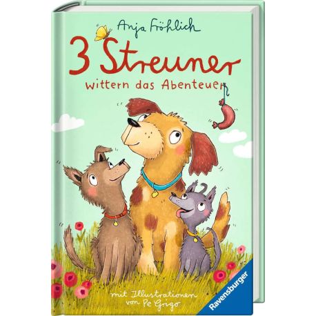 3 Streuner wittern d.Abent.