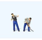 Lokführer und Heizer RhB