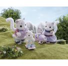 Schneeleoparden Familie
