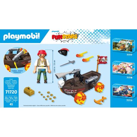 Rasendes Piratenboot