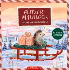 Glitzer-Malblock: Frohe Weihn Glitzer-Malblock: Frohe Weihn