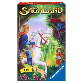 Ravensburger 23318 - Sagaland, Mitbringspiel für 2-4 Spieler, Kinderspiel ab 6 Jahren, kompaktes Format, Reisespiel, B