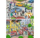 Ravensburger 7578 Puzzle Mit Blaulicht unterwegs 2 X 12 Teile