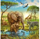 Ravensburger 9330 Puzzle Tiere der Erde 3 X 49 Teile
