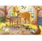 Ravensburger 7590 Puzzle Glückliche Tierfamilien 2 X 12 Teile