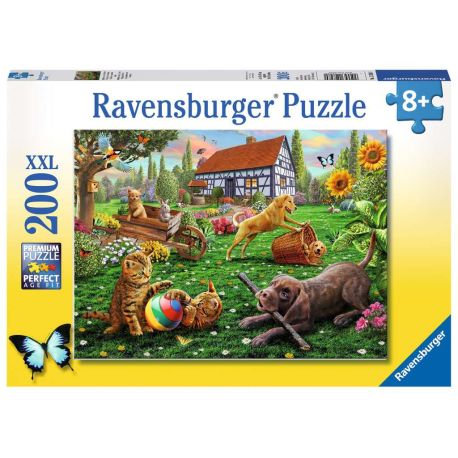 Ravensburger 12828 Puzzle Entdecker auf vier Pfoten 200 Teile XXL