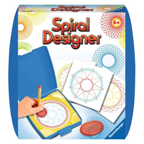 Ravensburger Spiral-Designer Mini 29708, Zeichnen lernen für Kinder ab 6 Jahren, Kreatives Zeichen-Set mit Mandala-Sch