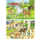 Ravensburger 7833 Puzzle Auf dem Pferdehof 2 X 24 Teile