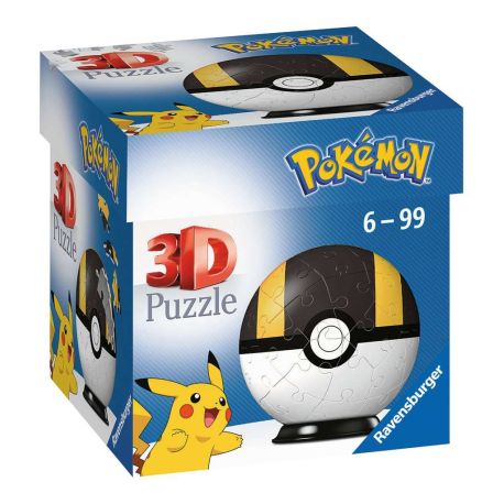 Ravensburger 11266 Puzzle Puzzle-Ball Pokémon Hyperball 3D 72 Teile