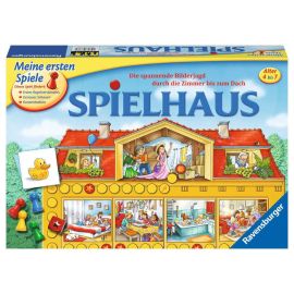 Ravensburger 21424 - Spielhaus - Kinderspielklassiker, spannende Bilderjagd für 2-4 Spieler ab 4 Jahren