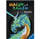 Ravensburger Malen nach Zahlen Drachen - 32 Motive abgestimmt auf Buntstiftsets mit 24 Farben (Stifte nicht enthalten)