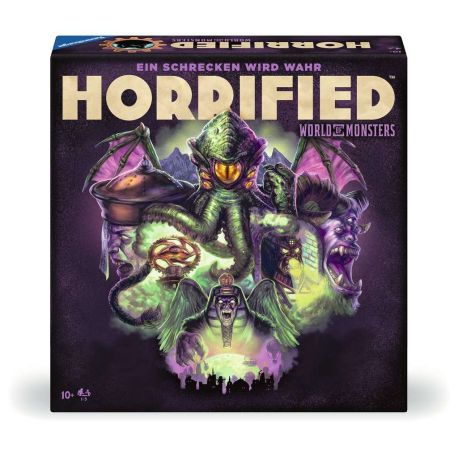 Ravensburger 22892 - Horrified: World of Monsters - Kooperatives und immersives Brettspiel für alle ab 10 Jahren, für