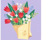 Ravensburger CreArt - Malen nach Zahlen 25518 - Tulpenstrauß - ab 12 Jahren