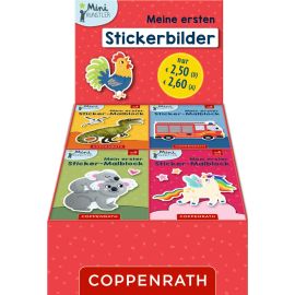 M. 1.Stickerbilder Einh./Dino/Tiere/Fahrz. M-Künstl.,sort.