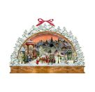 Nostalgischer Lichterbogen, Wand-Adventskalender (Behr)