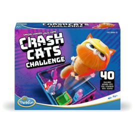 ThinkFun - 76650 - Crash Cats Challenge - Das actiongeladene Katzen-Logikspiel für Kinder ab 8 Jahren!
