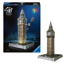 Ravensburger 3D Puzzle Iconics: 12008025 Big Ben - mit Licht - Das berühmte Wahrzeichen von London als detailgetreues