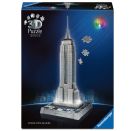Ravensburger 3D Puzzle Iconics: 12008026 Empire State Building - mit Licht  - Eine Ikone der Skyline von New York als