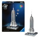 Ravensburger 3D Puzzle Iconics: 12008026 Empire State Building - mit Licht  - Eine Ikone der Skyline von New York als