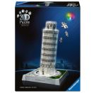 Ravensburger 3D Puzzle Iconics: 12008028 Turm von Pisa - mit Licht - Der wohl bekannteste schiefe Turm der Welt als de