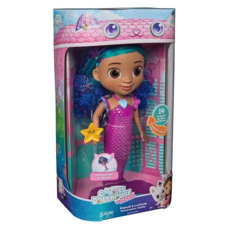 Gabby s Dollhouse,Feature Gabby Mermaid Puppe