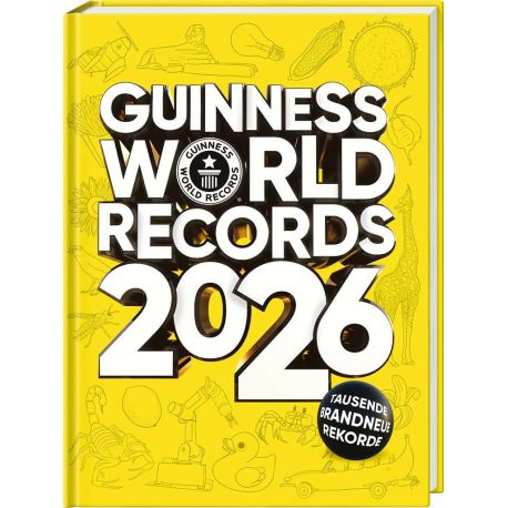 GUINNESS WORLD RECORDS 2026: Das beliebte Rekorde-Buch für Kinder und Erwachsene, Kinderbuch ab 8 Jahre und tolle Gesc