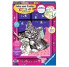 Ravensburger CreArt 27995 - Schlafende Katzen - Malen nach Zahlen Katze für Kinder ab 11 Jahren