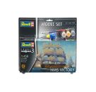 Model Set HMS Victory, Revell Modellbausatz mit Basiszubehör