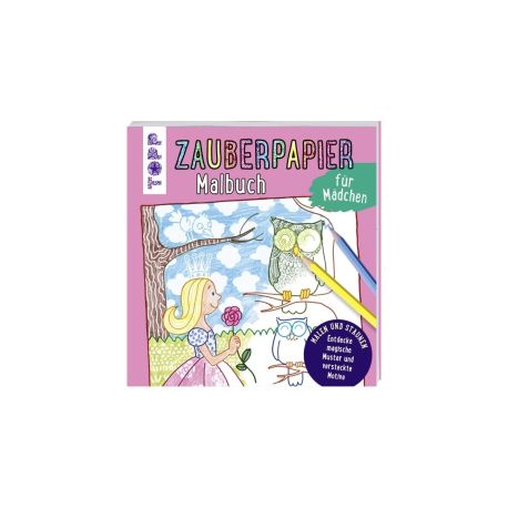 Zauberpapier Malbuch Mädchen, sortiert
