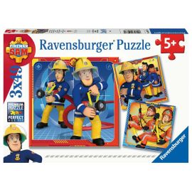 Ravensburger 5077 Puzzle Unser Held Sam 3 X 49 Teile
