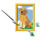 Ravensburger CreArt 28511 - Kleiner Golden Retriever - Malen nach Zahlen Hund für Kinder ab 7 Jahre