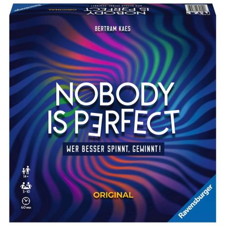 Ravensburger 26845 - Nobody is perfect - Kartenspiel für die ganze Familie, Spiele für Erwachsene, Gesellschaftsspiele