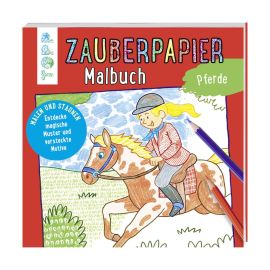 Zauberpapier Malbuch Pferde, sortiert