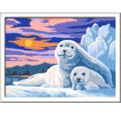 Ravensburger CreArt 28779  - Niedliche Robben - Malen nach Zahlen für Kinder ab 9 Jahre