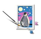 Ravensburger Malen nach Zahlen 28775 - Kleiner Pinguin – Kinder ab 7 Jahren