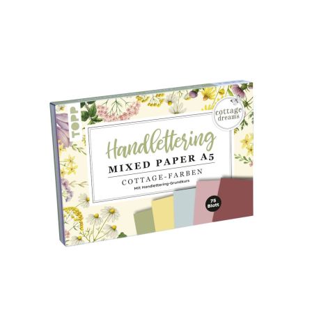 TOPP Handlettering Mixed Paper A5 Cottage-Farben