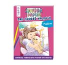 TOPP Zauberpap.Gr.Malbuch Mädchen, sortiert