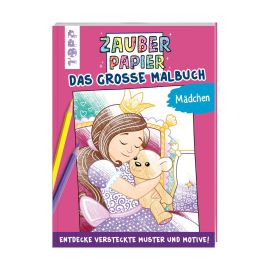 TOPP Zauberpap.Gr.Malbuch Mädchen, sortiert