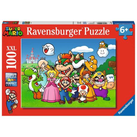 Ravensburger 12992 Puzzle Super Mario Fun 100 Teile XXL