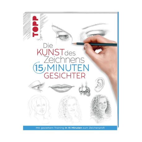 Kunst des Zeichnens 15 Min.-Gesichter