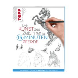 Kunst des Zeichnens 15 Min.-Pferde
