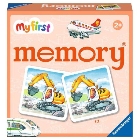 Ravensburger - 20878 - My first memory® Fahrzeuge, Merk- und Suchspiel mit extra großen Bildkarten für Kinder ab 2 Jah