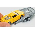 SIKU 2544 PKW mit Transport-Anh ¤nger 1:55
