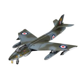 Model Set Hawker Hunter FGA.9, Revell Modellbausatz mit Basiszubehör