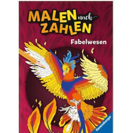 Ravensburger Malen nach Zahlen Fabelwesen - 32 Motive abgestimmt auf Buntstiftsets mit 24 Farben (Stifte nicht enthalt