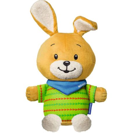 Ravensburger ministeps 4199 Kuschelhase Pelle, schmuseweiches Kuscheltier zum Spielen, Schlafen und Liebhaben, 25 cm,