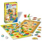 Ravensburger 23354 - Zwei erste Spiele, Mitbringspiel für 2-4 Spieler, Kinderspiel ab 3 Jahren, kompaktes Format, Reis