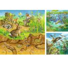 Ravensburger 8050 Puzzle Tiere in ihren Lebensräumen 3 X 49 Teile