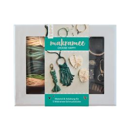 Makramee-Schmuckset Happy, sortiert